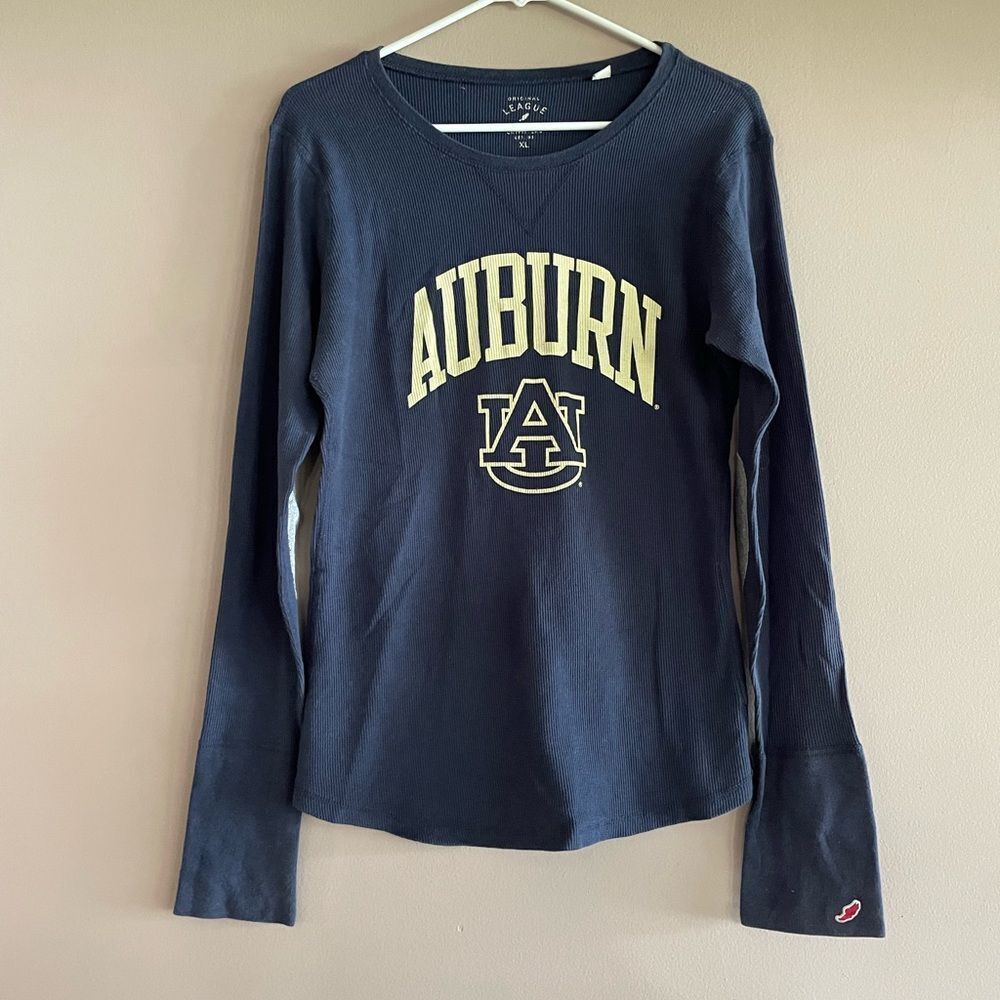 Auburn Tigers long sleeve waffle shirt